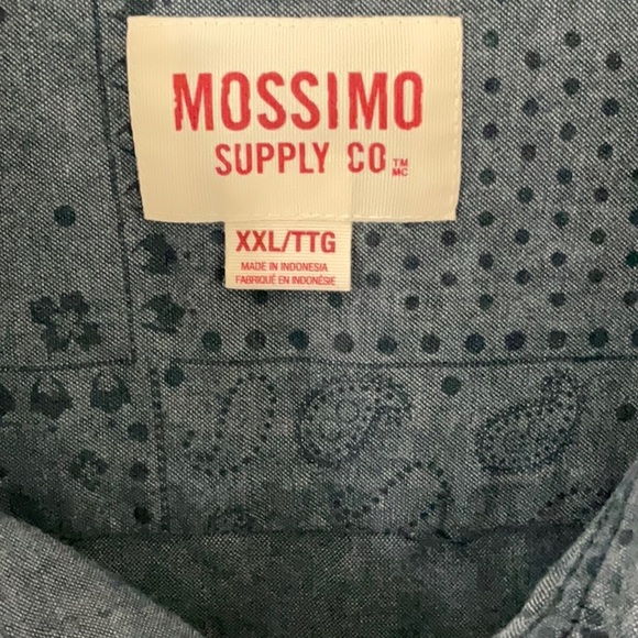Mossimo Supply Co. Dark Patterned Shirt - Picture 2 of 11